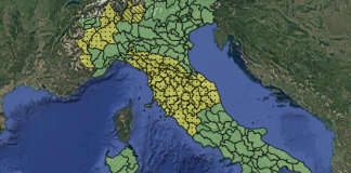 Maltempo, allerta meteo gialla martedì 25 agosto: la mappa delle 8 regioni a rischio