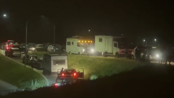 auto e camper invadono Libiola e Serravalle rave party