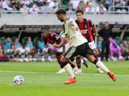 Milan-Manchester United, rissa sfiorata e rigore contestato in amichevole
