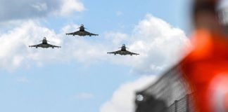 Drone straniero nello spazio aereo della Lettonia, abbattuto da caccia Eurofighter italiani