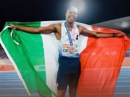 Il Toson d’Oro a Fausto Desalu per la medaglia di bronzo agli Europei