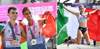 Europei atletica, tre medaglie per Italia nella mezza maratona di marcia: argento per Fortunato e Mihai, bronzo per Cosi