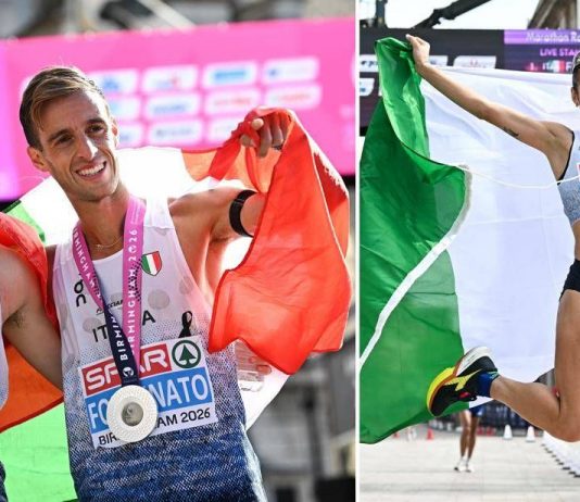 Europei atletica, tre medaglie per Italia nella mezza maratona di marcia: argento per Fortunato e Mihai, bronzo per Cosi