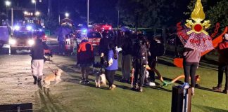 Frana nel Bergamasco, evacuate 250 persone dal campeggio: vigili del fuoco mantovani al lavoro