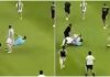 Juventus, invasione di campo e intervento killer di un tifoso su Gatti