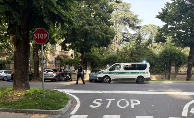 incidente viale Piave Polizia Locale