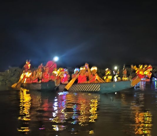 Da Rivalta a Grazie in barca nel segno dell’Assunta e di San Francesco