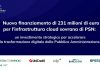 Polo strategico nazionale: 231 mln di euro da Intesa, Unicredit, Cdp, Bper e Banco Bpm