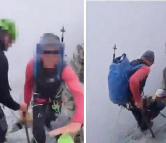 “Spostati, idiota”: insulti e spinte sulle vetta a 3000 metri