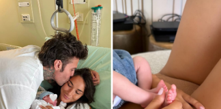 Fedez, la foto con Giulia e il piccolo Edoardo fa discutere: il dettaglio