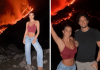 Diletta Leotta, la foto davanti all’Etna in eruzione scatena la polemica: “Cattivo esempio”
