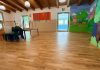 Villa Saviola, scuola materna Agazzi: pavimento ripristinato prima della riapertura