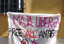 Striscione appeso alla Questura: multa da 1000 euro agli animalisti. Aperta raccolta fondi