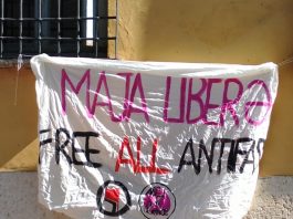 Striscione appeso alla Questura: multa da 1000 euro agli animalisti. Aperta raccolta fondi
