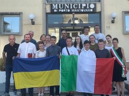 Ragazzi ucraini accolti in Comune: Porto Mantovano ribadisce i valori della libertà