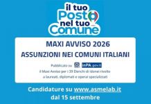 Assunzioni nei Comuni, al via il Maxi Avviso ASMEL 2026: 39 profili e candidature online dal 15 settembre