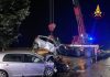 Castelbelforte, scontro frontale tra auto in via Parolara: due feriti