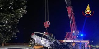 Castelbelforte, scontro frontale tra auto in via Parolara: due feriti