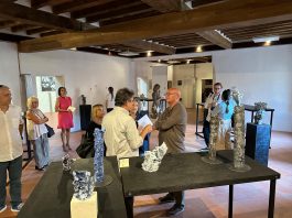 Abbazia del Polirone, successo per la mostra di ceramiche di Giovanna Gazzi