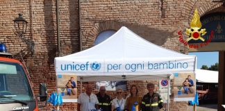 Mezzi storici e moderni in mostra, Vigili del fuoco al fianco di Unicef