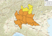 Temporali, forti raffiche di vento e grandine, scatta l’allerta arancione
