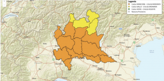 Temporali, forti raffiche di vento e grandine, scatta l’allerta arancione