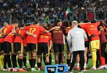 Italia, fischi all’Olimpico durante l’inno belga