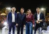 Dibattito con Schlein, Conte, Bonelli e Fratoianni a Roma. La foto e la promessa: “Con noi al governo riconoscimento Palestina”
