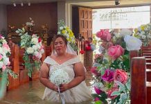 La chiesa è allagata ma il matrimonio ‘s’ha da fare’