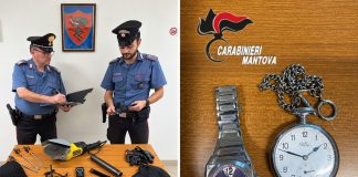 Moglia di Sermide, poliziotto fuori servizio sventa furto in casa. Malvivente 19enne arrestato dai Cc
