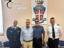 Carabinieri, il saluto al Luogotenente Mani e al Brigadiere Carbone che vanno in pensione