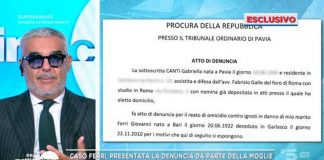 Garlasco, moglie di Giovanni Ferri presenta denuncia per omicidio contro ignoti