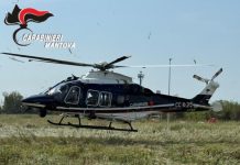L’occhio dei Carabinieri arriva dal cielo: controlli coordinati dall’elicottero sul Basso Mantovano