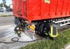 Borgo Virgilio: il rimorchio prende fuoco, intervengono i vigili del fuoco