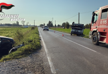 Piubega, frontale tra auto e furgone sulla Sp1: i due conducenti trasportati in ospedale