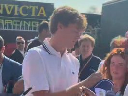 Gp Monza, ecco Sinner: l’arrivo da superstar nel paddock F1