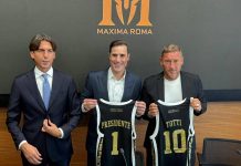 La Maxima Roma si presenta, con Totti per riportare in alto il basket della Capitale