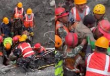 Miracolo in Nepal, estratti vivi due operai rimasti intrappolati in una galleria 9 giorni dopo l’alluvione