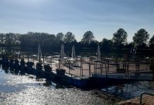 Inaugurazione dell’Isola della Pace ai Laghi Margonara: nasce il giardino galleggiante
