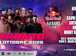 ‘Red Bull 64 Bars Live’, Ele A, Nerissima Serpe e Papa V come special guest: il live a Taranto