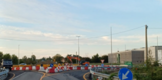 San Benedetto Po, riaperta la rotatoria sulla Romana: torna la normale viabilità