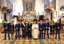 La Polizia festeggia S.Michele: onorificenze agli agenti in pensione e messa a Monzambano