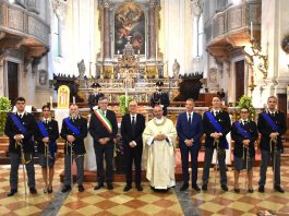 La Polizia festeggia S.Michele: onorificenze agli agenti in pensione e messa a Monzambano