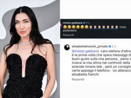 Stefano Gabbana stronca Elisabetta Franchi, il botta e risposta social dopo il red carpet a Venezia