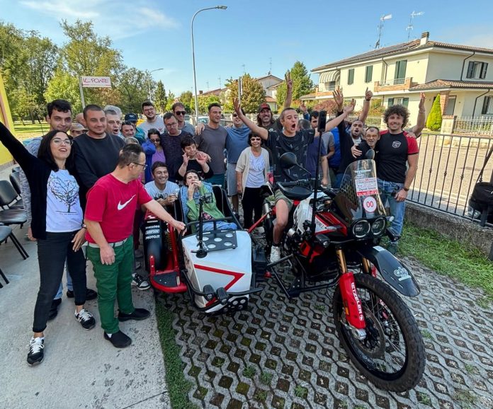 sidecar Poggio Rusco ragazzi Il Ponte