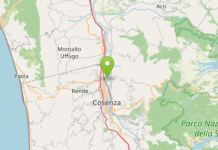 Terremoto oggi a Cosenza, scossa di magnitudo 3.7: avvertita in tutta la provincia