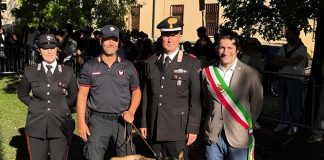 Carabinieri cinofili a Viadana per la manifestazione 4 zampe per il sociale
