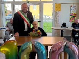 Poggio Rusco, festa per i 100 anni di Rina Loschi alla Rsa “Isidoro Cappi”