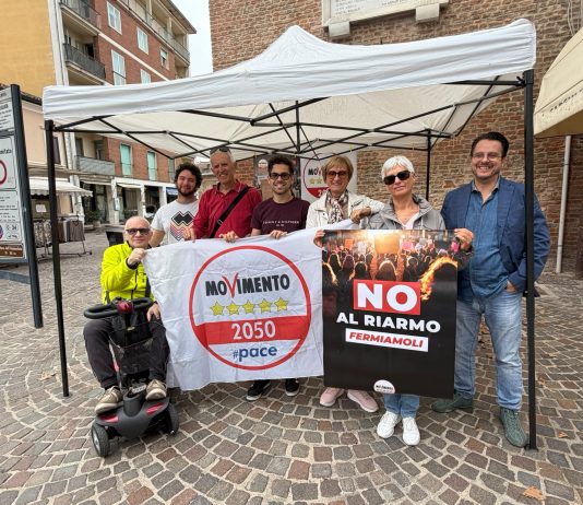 Suzzara, M5S e Network Giovani in piazza sotto la Torre Civica per Gaza