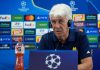 Gasperini “Mourinho merita l’abbraccio dei tifosi, poi testa alla partita”